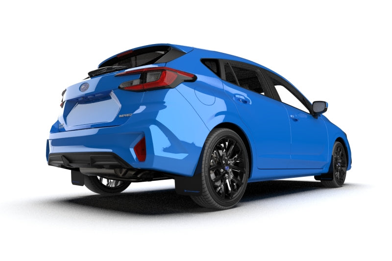 Rally Armor 24-25 Subaru Impreza Black UR Mud Flap w/ White Logo